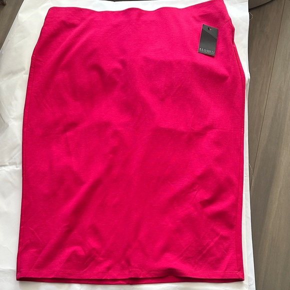 🤫 2 ELOQUII Skirts, size 18. Vibrant Pink/Fushia and Multi Colored Pencil Skirts - Picture 5 of 10